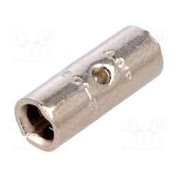 10 pcs : 323755 - Tip: butt splice, non-insulated, copper, 3÷6mm2, nickel plated