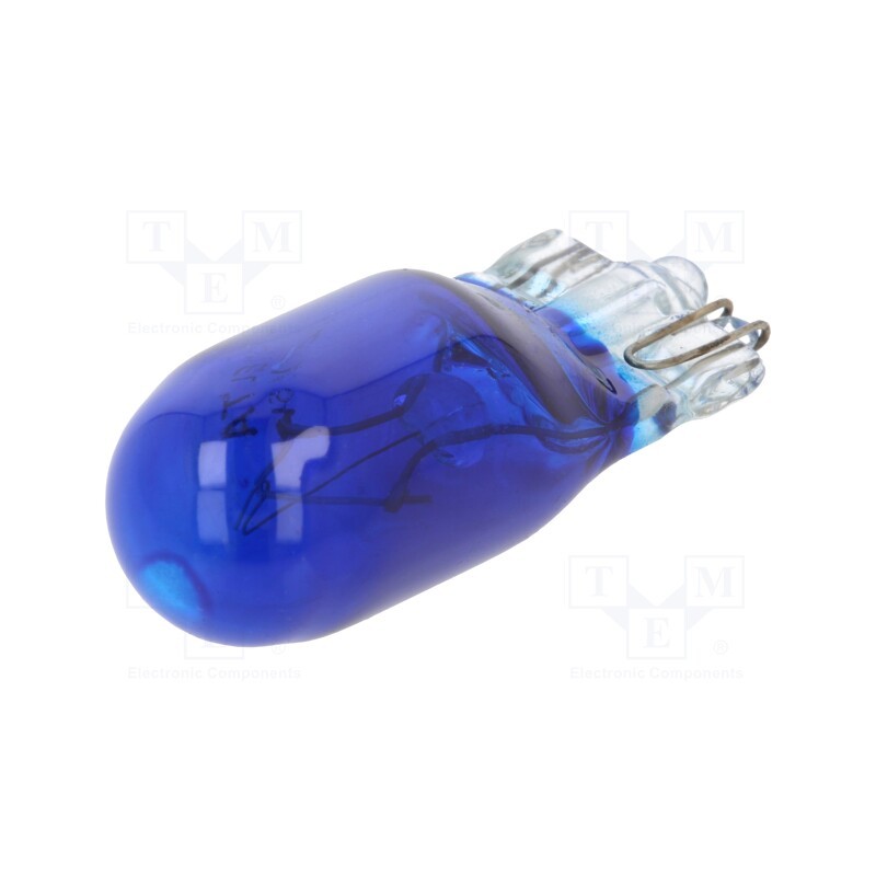 50 pcs : EB0499TB - Filament lamp: automotive, W2,1x9,5d, blue, 12V, 5W, VISIONPRO