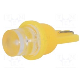 10 pcs : OST08WG01GD-Y5RUT8E1A - LED lamp, yellow, T08, Urated: 12VDC, 1lm, No.of diodes: 1, 0.24W