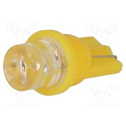 10 pcs : OST08WG01GD-Y5RUT8C1A - LED lamp, yellow, T08, Urated: 12VDC, 1lm, No.of diodes: 1, 0.24W