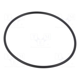 10 pcs : 53102070 - O-ring gasket, NBR rubber, Thk: 2mm, Øint: 57mm, M63, black