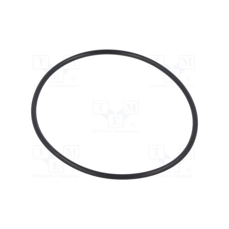 10 pcs : 53102070 - O-ring gasket, NBR rubber, Thk: 2mm, Øint: 57mm, M63, black