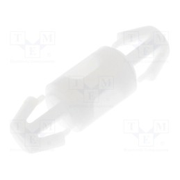 50 pcs : FIX-LCC-6 - PCB distance, polyamide, L: 6.4mm, latch/latch, natural, UL94V-2