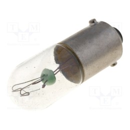 10 pcs : LAMP ML1819 - Filament lamp: bayonet, BA9S, 28VDC, 40mA, Bulb: T3 1/4, Ø: 10.3mm