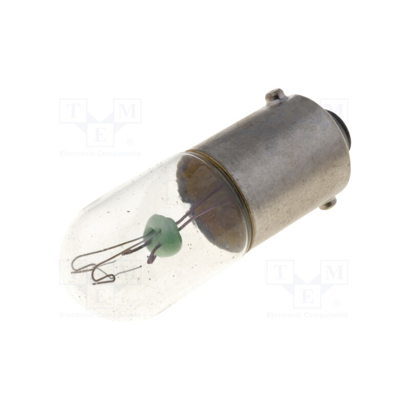 10 pcs : LAMP ML1819 - Filament lamp: bayonet, BA9S, 28VDC, 40mA, Bulb: T3 1/4, Ø: 10.3mm
