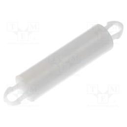 50 pcs : FIX-MADA-16 - PCB distance, polyamide, L: 16mm, latch/latch, natural, UL94V-2