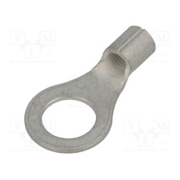 10 pcs : 33459 - Tip: ring, M8, 3÷6mm2, crimped, for cable, non-insulated, tinned