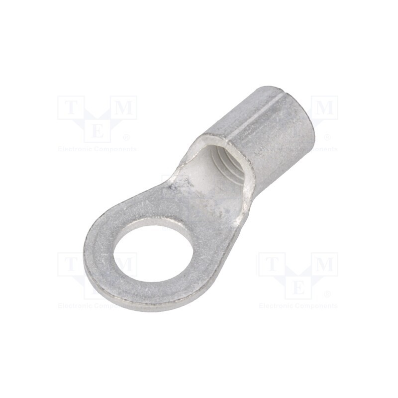 10 pcs : 33461 - Tip: ring, M6, 8mm2, crimped, for cable, non-insulated, tinned