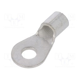 10 pcs : 33465 - Tip: ring, M6, 13÷15mm2, crimped, for cable, non-insulated, tinned