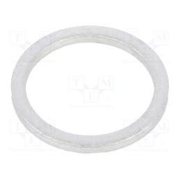 20 pcs : DIN 7603-AL-14-18-A - Gasket, aluminium, Thk: 1.5mm, Øint: 14mm, Øout: 18mm, DIN 7603