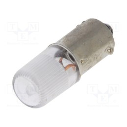 10 pcs : LN-B9/230AC/G - Filament lamp: neon, BA9S, green, 230VAC