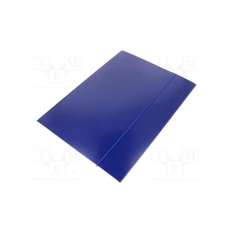 10 pcs : 5902812134346 - Folder, with rubber, A4, navy blue