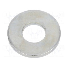 500 pcs : 8027455 - Washer, round, M3, D8mm, steel, Plating: zinc, BN 84521