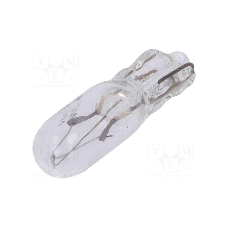 50 pcs : LLB508T - Filament lamp: automotive, W2x4,6d, transparent, 24V, 1.2W, LLB