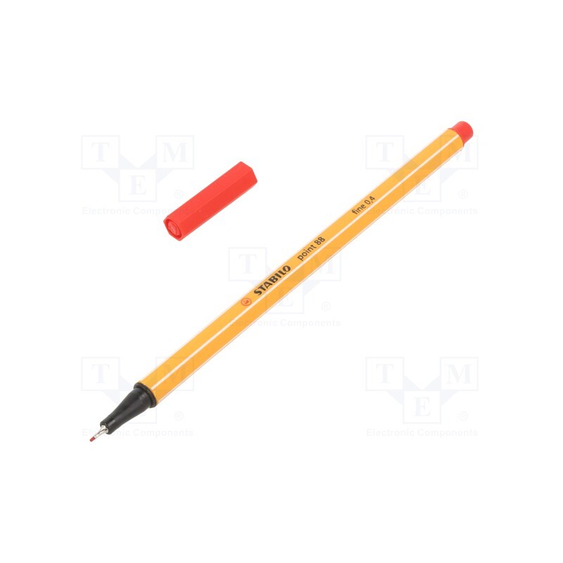 10 pcs : 4006381105262 - Fineliner, red