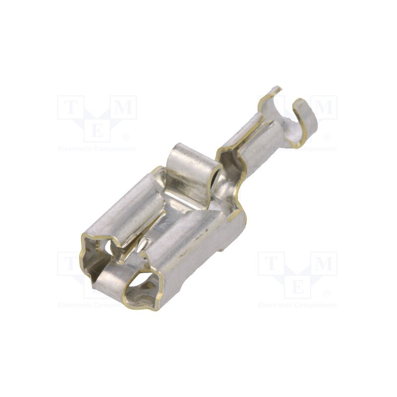 20 pcs : 341002-6 - Terminal: flat, 6.3mm, 0.8mm, female, 0.8÷2mm2, crimped, for cable