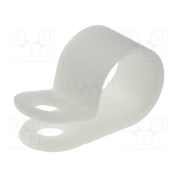 50 pcs : FIX-CC-23 - Fixing clamp, Cable P-clips, ØBundle : 13.3mm, polyamide, natural