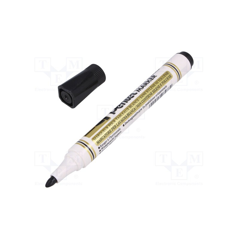 10 pcs : 4902506074782 - Whiteboard marker, black, MW85