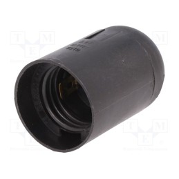 10 pcs : D.3005 - Lampholder: for lamp, E27, Body: black, Ø: 39mm, Mat: thermoplastic
