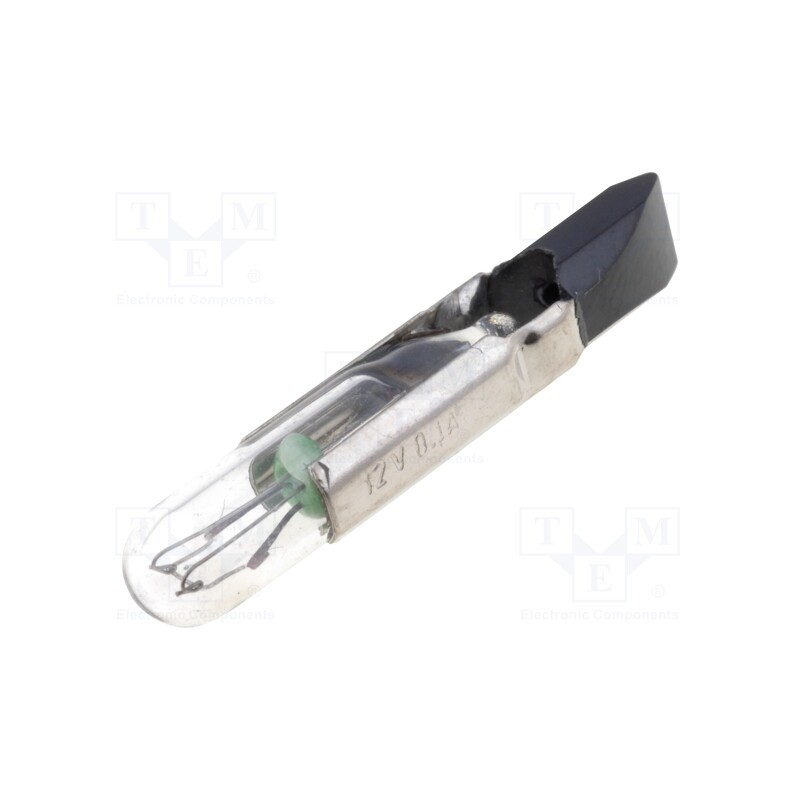 10 pcs : LAMP 6020 - Filament lamp: telephone, T5,5, 12VDC, 100mA, Bulb: T1 3/4, Ø: 5.1mm