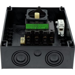 1 pcs - Eaton 3P+N Pole Surface Mount Isolator Switch - 100A Maximum Current, 50kW Power Rating, IP65