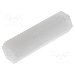 20 pcs : HP-20 - Screwed spacer sleeve, hexagonal, polyamide, M3, 20mm