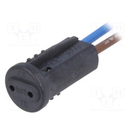 10 pcs : 9133 - Lampholder: for halogen lamp, G4, Mat: plastic, Len: 150mm, 4A