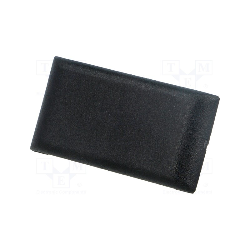 10 pcs : 093WA201 - Stopper, for angle bracket, polyamide, 20mm, black, FA-093W201N05