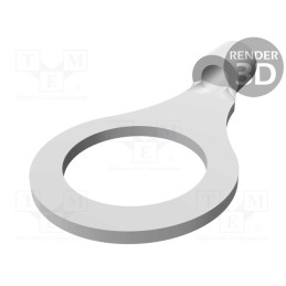 10 pcs : 34125 - Tip: ring, M8, 1.25÷2mm2, crimped, for cable, non-insulated, tinned