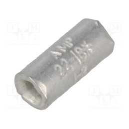 20 pcs : 34130 - Tip: butt splice, non-insulated, brass, 0.3÷1.42mm2, tinned