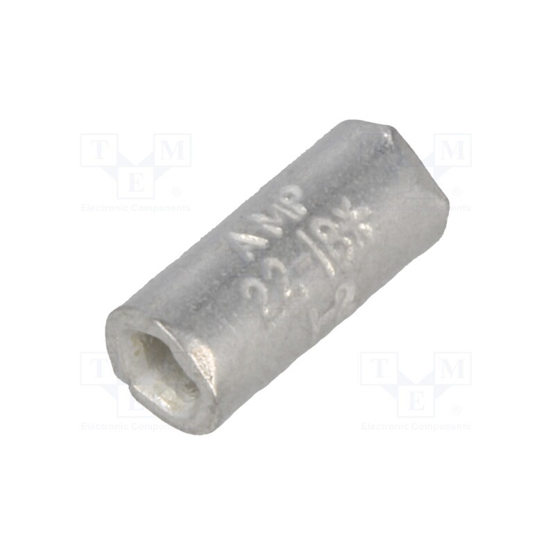 20 pcs : 34130 - Tip: butt splice, non-insulated, brass, 0.3÷1.42mm2, tinned