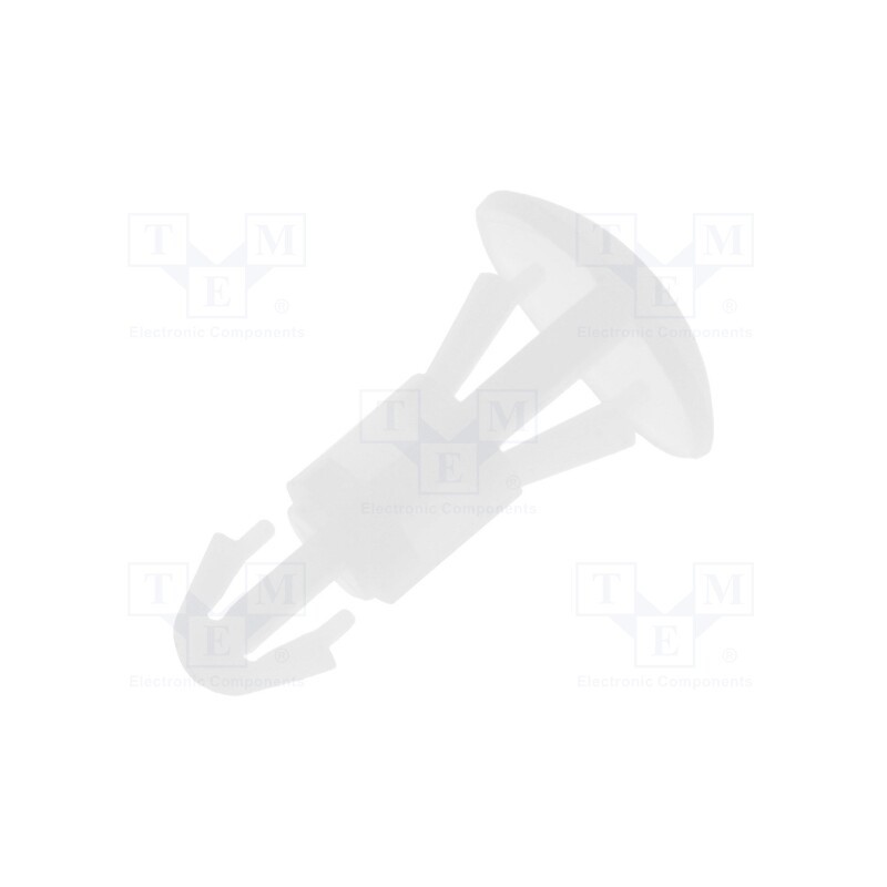 50 pcs : FIX-RCA-7 - Assembly stud, polyamide, L: 7mm, snap fastener, natural, UL94V-2