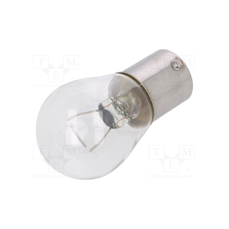 50 pcs : EB0382TB - Filament lamp: automotive, BA15S, transparent, 12V, 21W, VISIONPRO