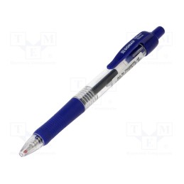 10 pcs : - Gel pen, blue