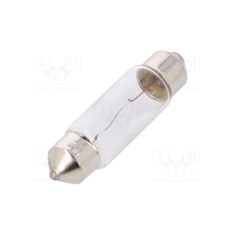 50 pcs : EB0239TB - Filament lamp: automotive, SV8,5s, transparent, 12V, 5W, VISIONPRO