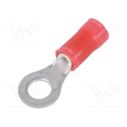 20 pcs : 34148 - Tip: ring, M4, Ø: 4.3mm, 0.3÷1.4mm2, crimped, for cable, insulated