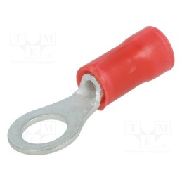 20 pcs : 34149 - Tip: ring, Ø: 5mm, 0.26÷1.65mm2, crimped, for cable, insulated, red