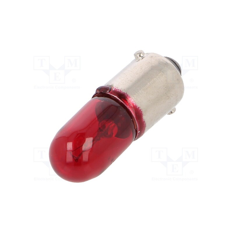 50 pcs : EB0201TB - Filament lamp: automotive, BA9S, red, 12V, 4W, VISIONPRO