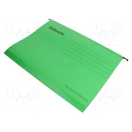 10 pcs : 90318 - Hanging folder, green