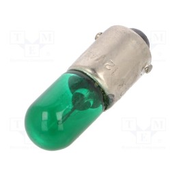 50 pcs : EB0200TB - Filament lamp: automotive, BA9S, green, 12V, 4W, VISIONPRO