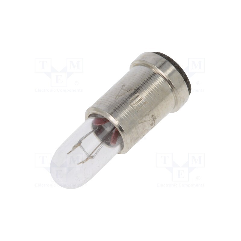 10 pcs : L13-28/24 - Filament lamp: miniature, SUB-MIDGET, 28VDC, 24mA, Bulb: T1, Ø: 4mm