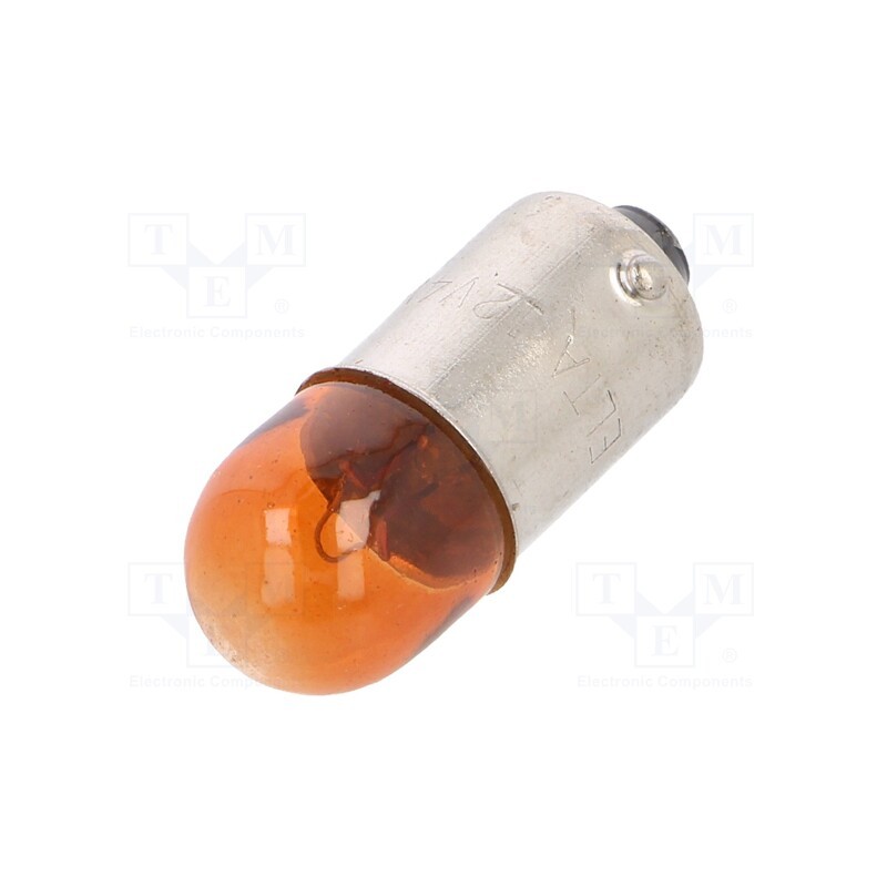 50 pcs : EB0198TB - Filament lamp: automotive, BA9S, orange, 12V, 4W, VISIONPRO