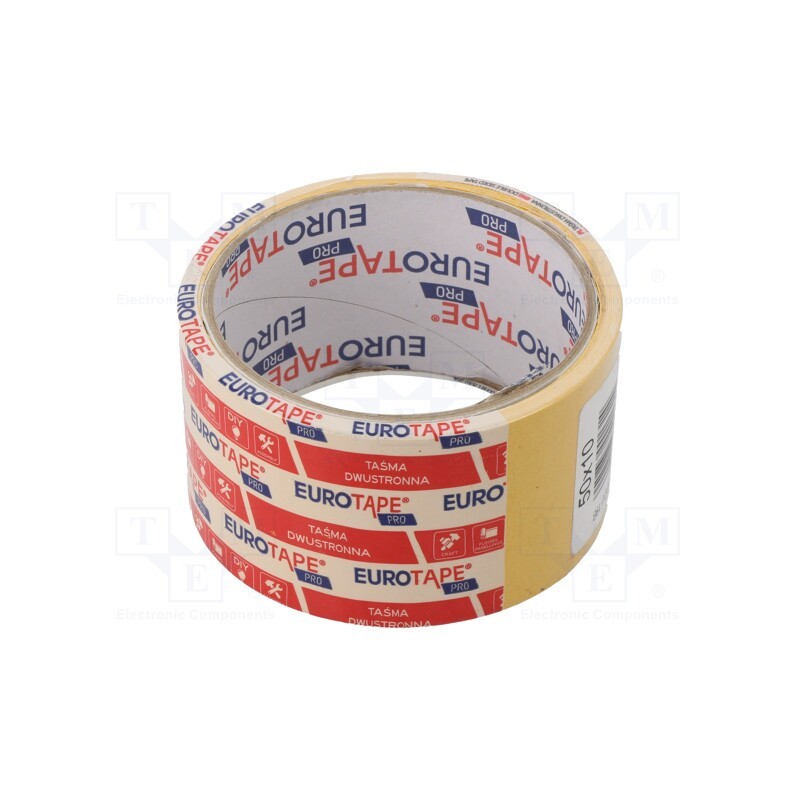 10 pcs : - Fastening tape, double-sided, W: 50mm, L: 10m, Adhesive: acrylic