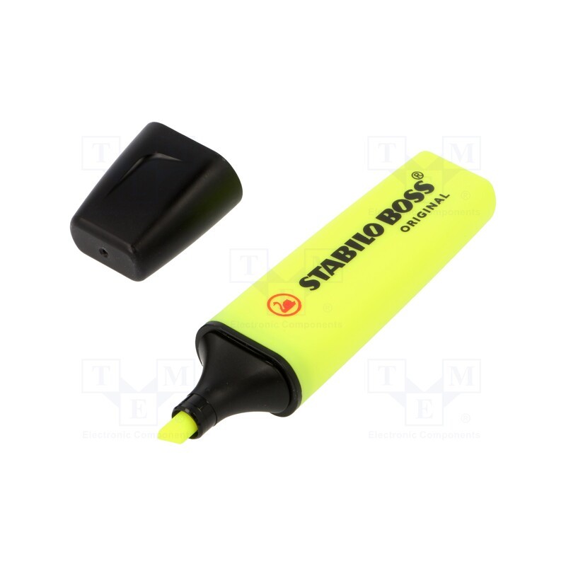 10 pcs : 4006381333627 - Highlighter, yellow, BOSS