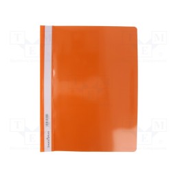50 pcs : - Document wallet, A4, orange, PVC