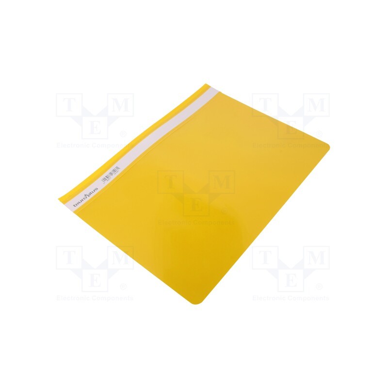 50 pcs : - Document wallet, A4, yellow, PVC