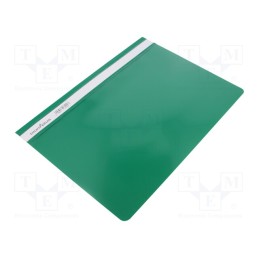 50 pcs : - Document wallet, A4, green, PVC