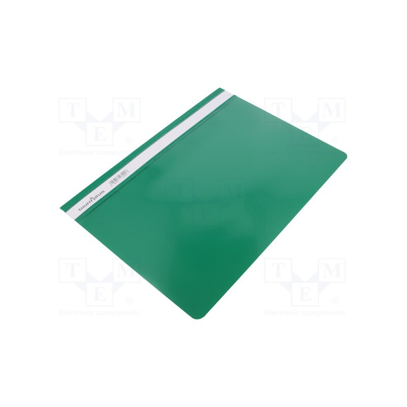 50 pcs : - Document wallet, A4, green, PVC