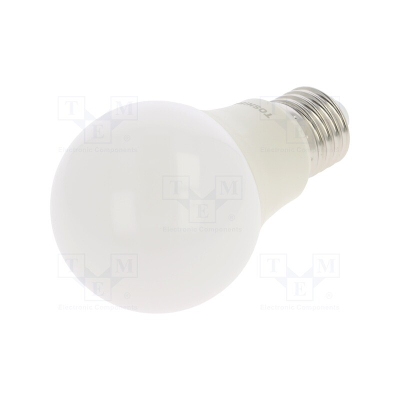 10 pcs : DELS-BL444P7B0AE21 - LED lamp, neutral white, E27, 230VAC, 470lm, 4.7W, 180°, 4000K