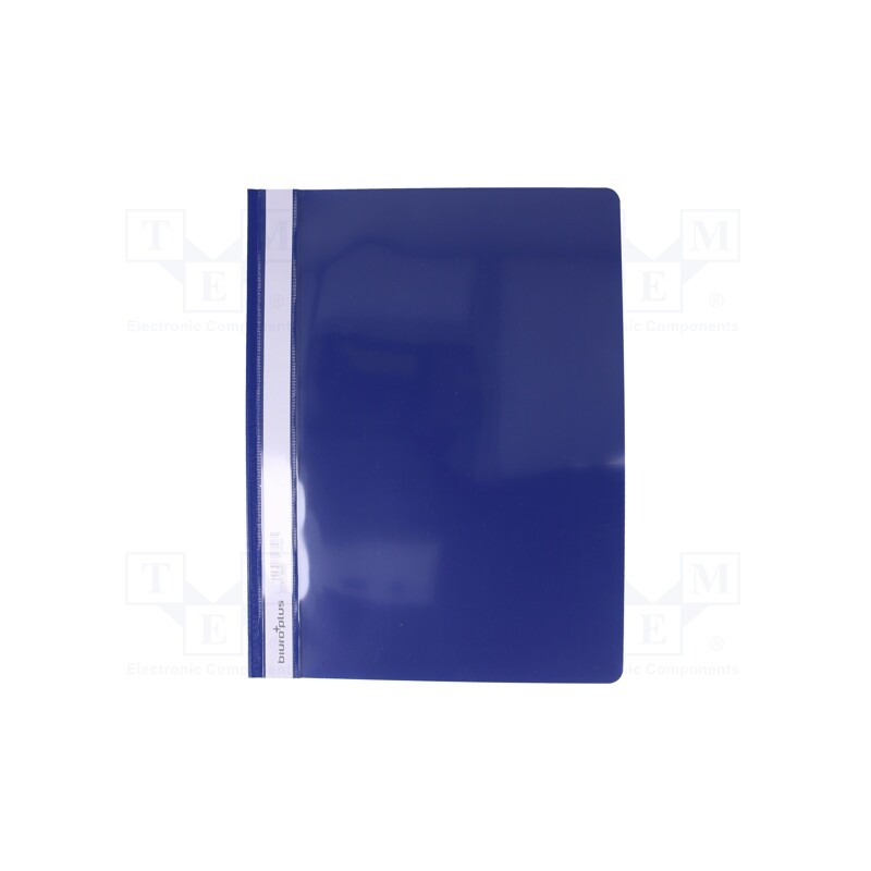 50 pcs : - Document wallet, A4, navy blue, PVC